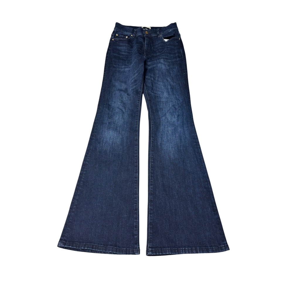 DL1961 Bridget Boot High Rise Instasculpt Jeans Mediterranean Dark Blue W30 L33